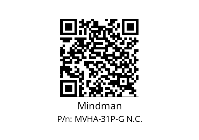   Mindman MVHA-31P-G N.C.