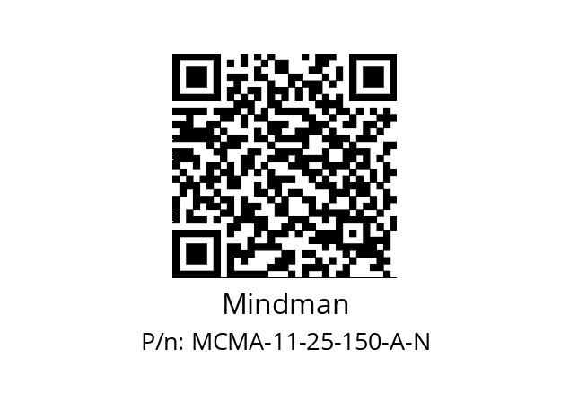   Mindman MCMA-11-25-150-A-N