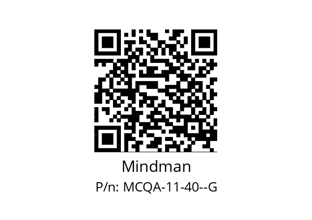   Mindman MCQA-11-40--G