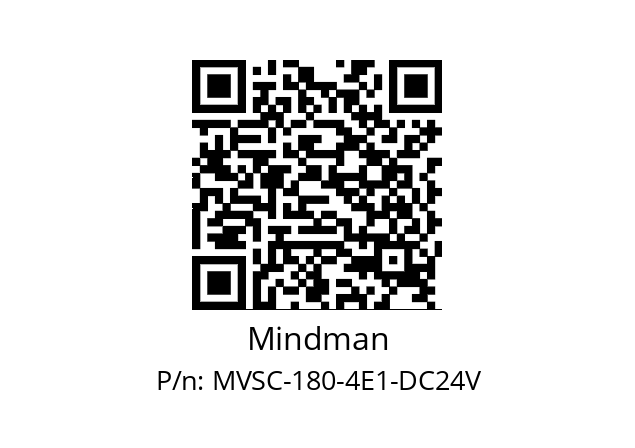   Mindman MVSC-180-4E1-DC24V