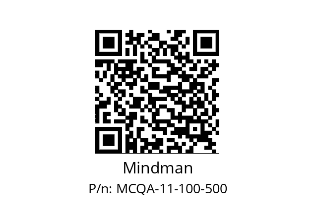   Mindman MCQA-11-100-500