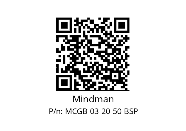   Mindman MCGB-03-20-50-BSP