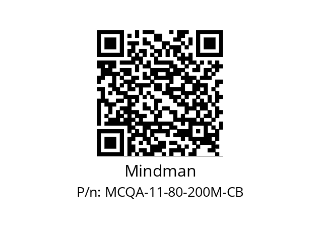   Mindman MCQA-11-80-200M-CB