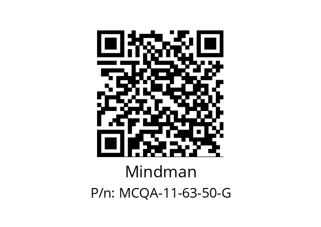   Mindman MCQA-11-63-50-G