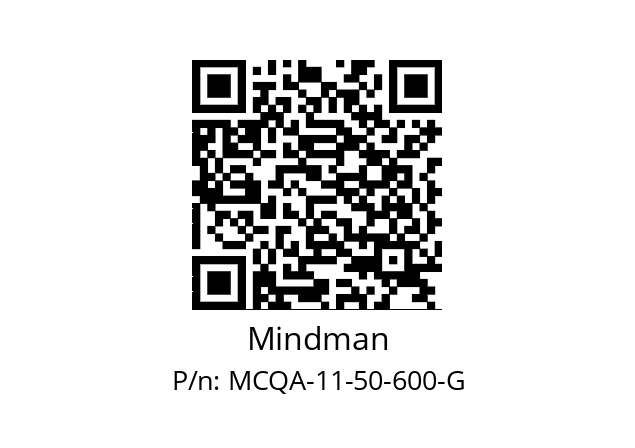   Mindman MCQA-11-50-600-G