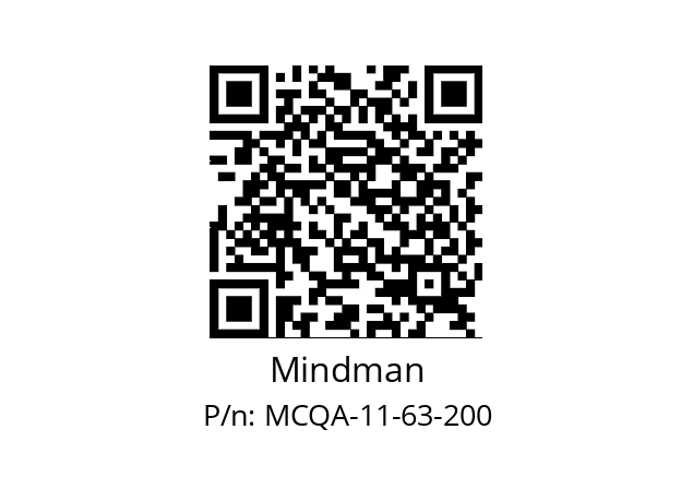   Mindman MCQA-11-63-200