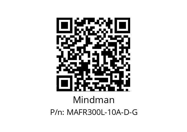   Mindman MAFR300L-10A-D-G