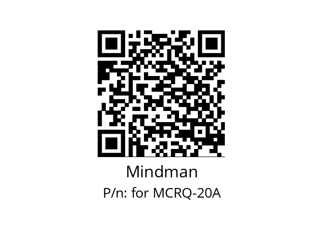   Mindman for MCRQ-20A