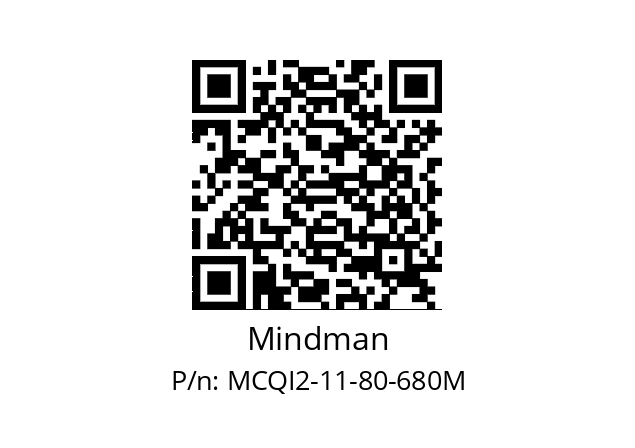   Mindman MCQI2-11-80-680M