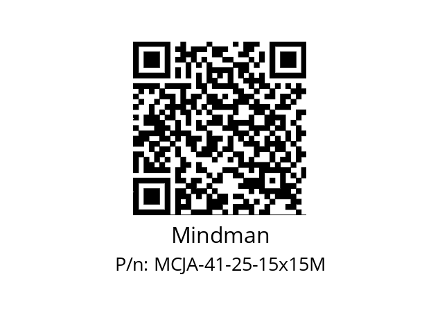   Mindman MCJA-41-25-15x15M