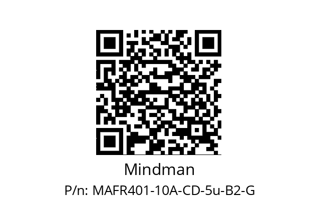   Mindman MAFR401-10A-CD-5u-B2-G