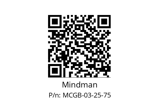   Mindman MCGB-03-25-75