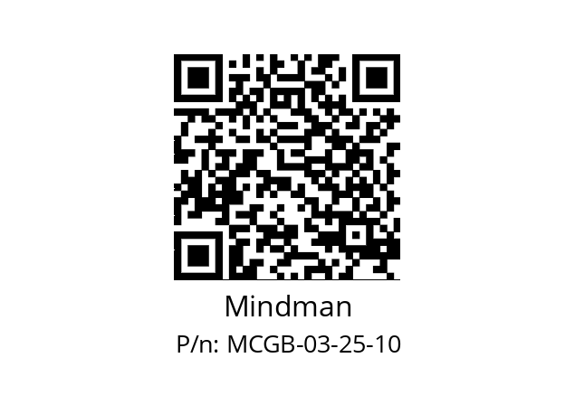   Mindman MCGB-03-25-10