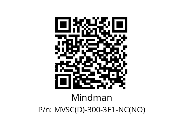   Mindman MVSC(D)-300-3E1-NC(NO)