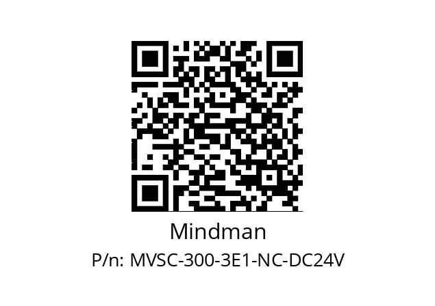   Mindman MVSC-300-3E1-NC-DC24V