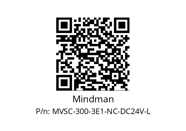   Mindman MVSC-300-3E1-NC-DC24V-L