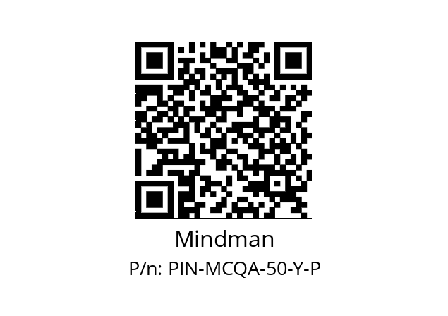   Mindman PIN-MCQA-50-Y-P