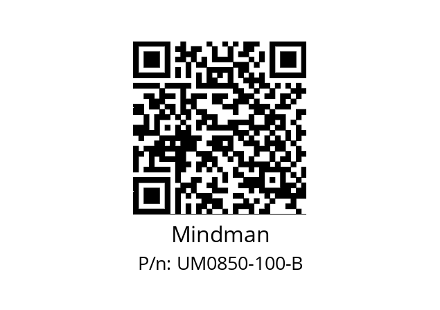   Mindman UM0850-100-B