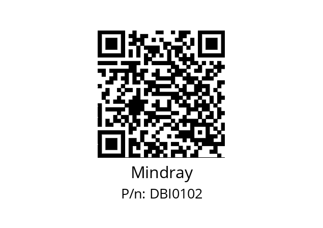   Mindray DBI0102