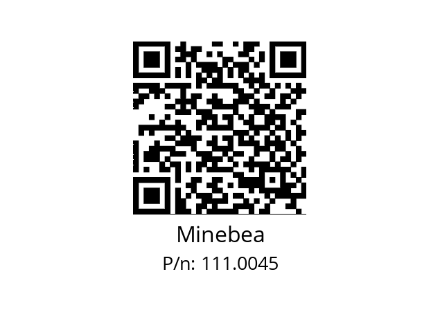   Minebea 111.0045