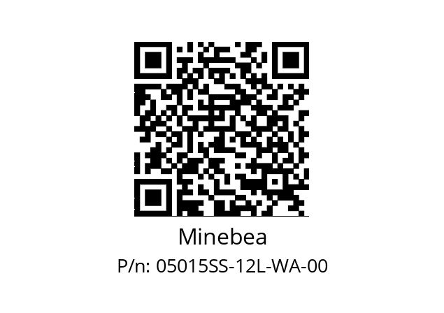   Minebea 05015SS-12L-WA-00