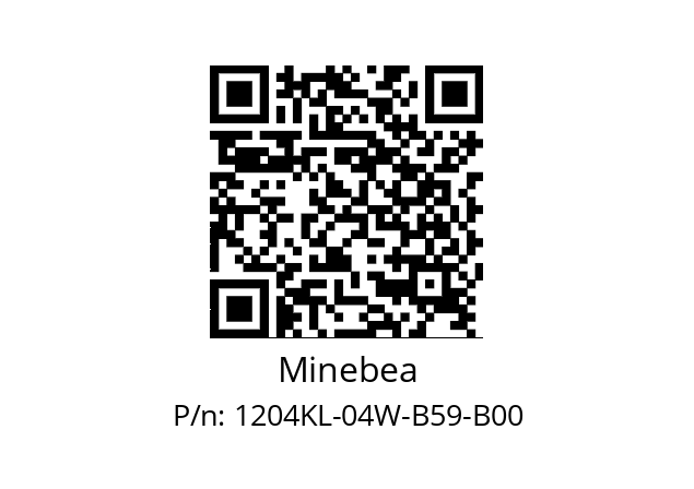   Minebea 1204KL-04W-B59-B00