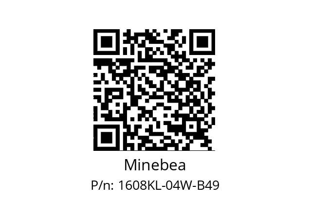   Minebea 1608KL-04W-B49