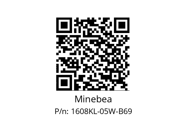   Minebea 1608KL-05W-B69