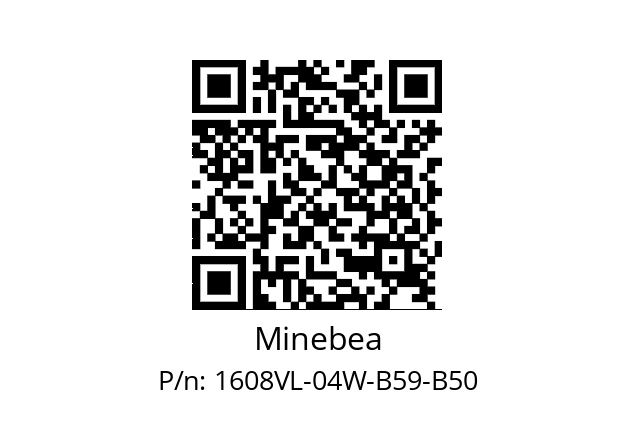   Minebea 1608VL-04W-B59-B50