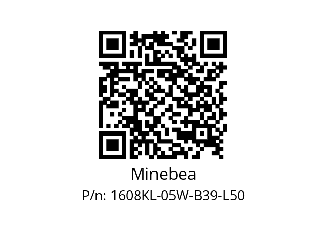   Minebea 1608KL-05W-B39-L50