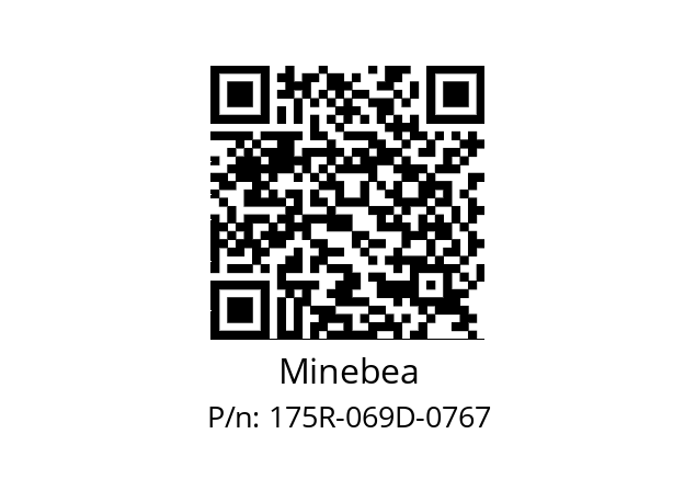   Minebea 175R-069D-0767