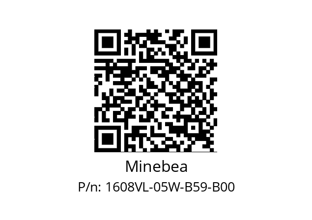   Minebea 1608VL-05W-B59-B00