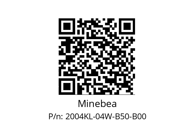   Minebea 2004KL-04W-B50-B00