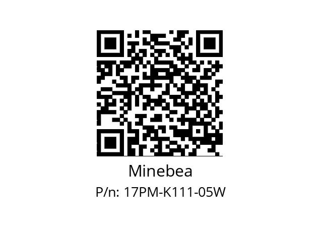   Minebea 17PM-K111-05W