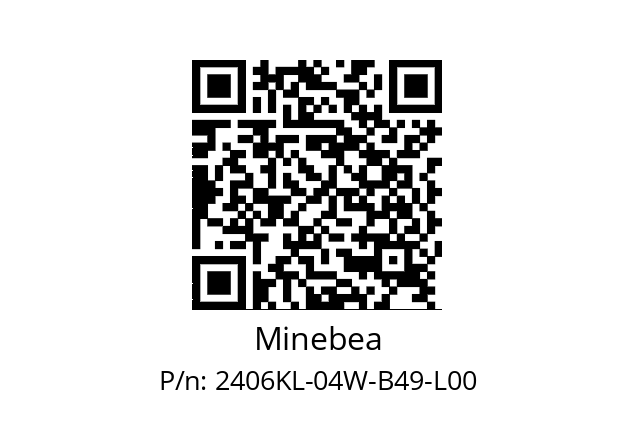   Minebea 2406KL-04W-B49-L00