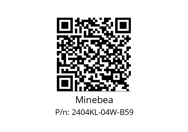   Minebea 2404KL-04W-B59