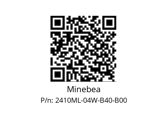   Minebea 2410ML-04W-B40-B00