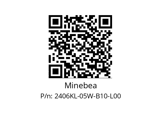   Minebea 2406KL-05W-B10-L00