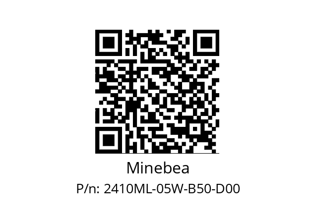   Minebea 2410ML-05W-B50-D00