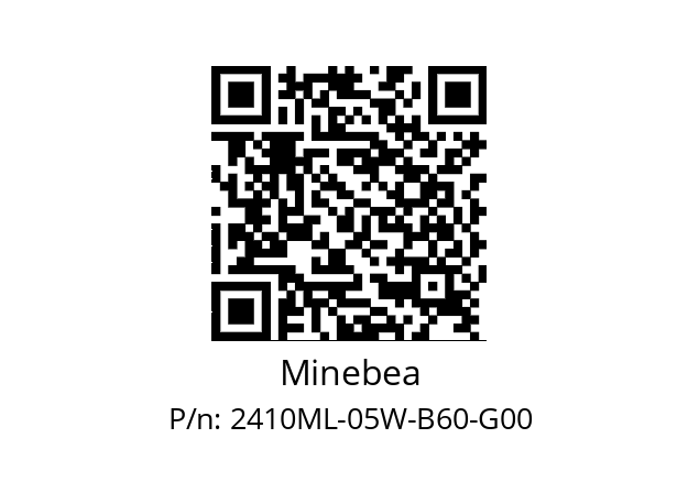   Minebea 2410ML-05W-B60-G00