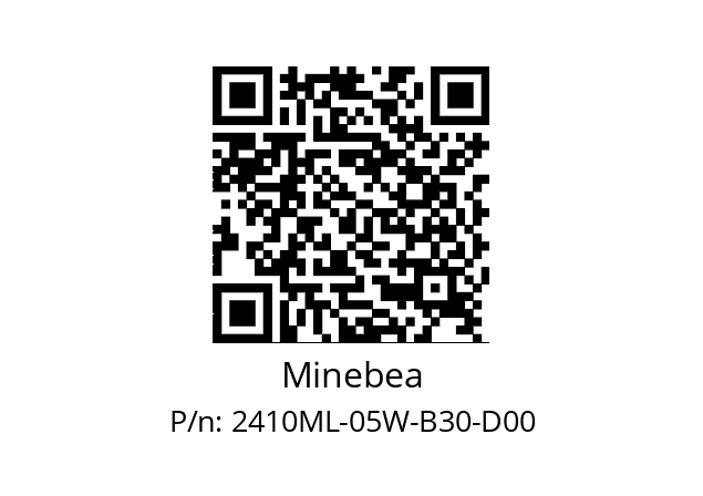   Minebea 2410ML-05W-B30-D00