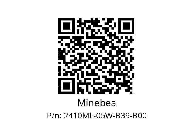   Minebea 2410ML-05W-B39-B00