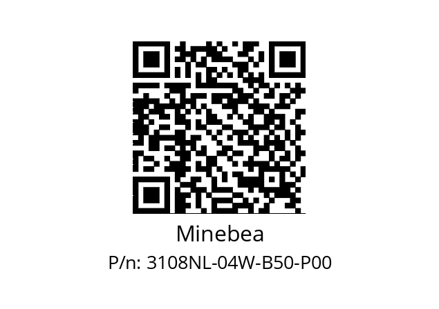   Minebea 3108NL-04W-B50-P00