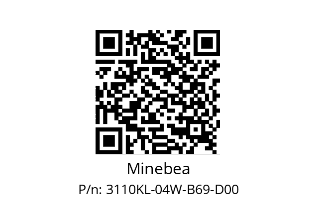   Minebea 3110KL-04W-B69-D00