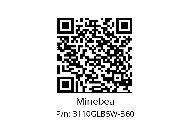   Minebea 3110GLB5W-B60