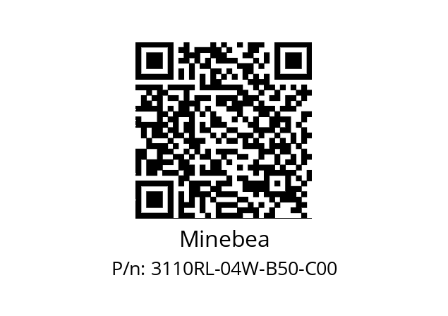   Minebea 3110RL-04W-B50-C00