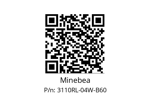   Minebea 3110RL-04W-B60