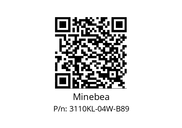   Minebea 3110KL-04W-B89