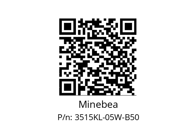   Minebea 3515KL-05W-B50