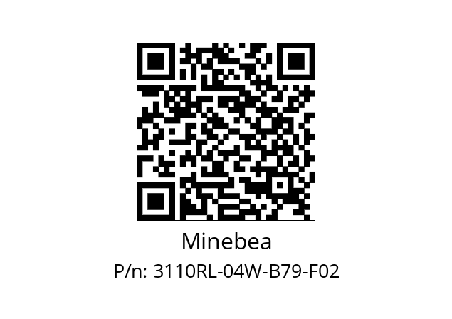   Minebea 3110RL-04W-B79-F02